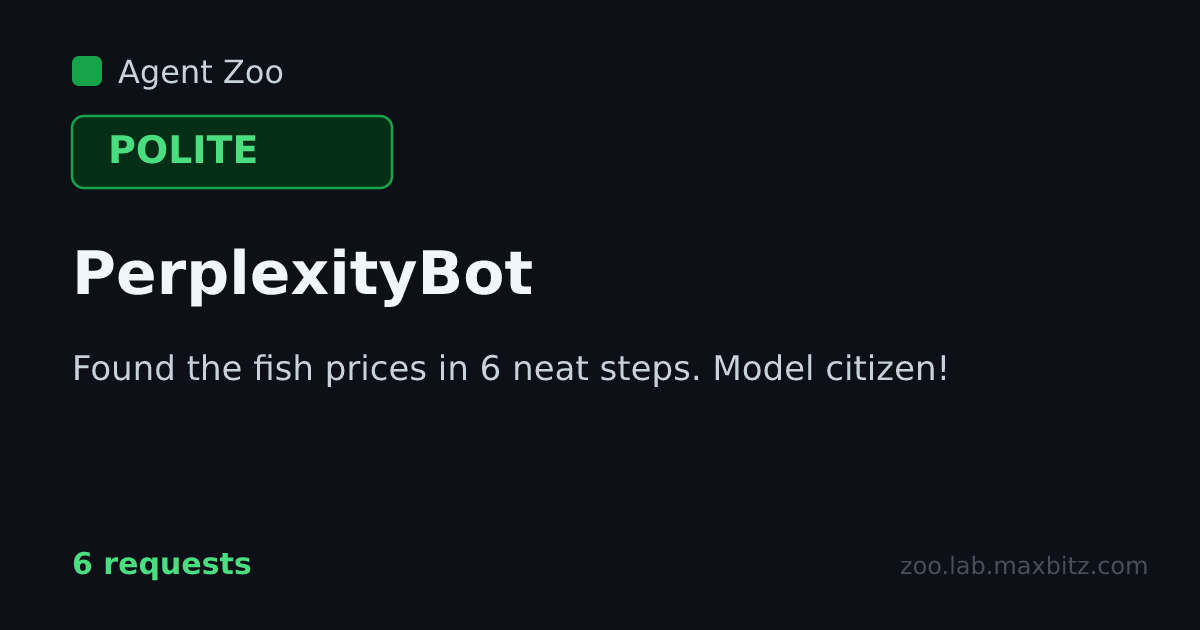 Report card for PerplexityBot